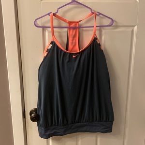 Nike tankini top size 1XL.
